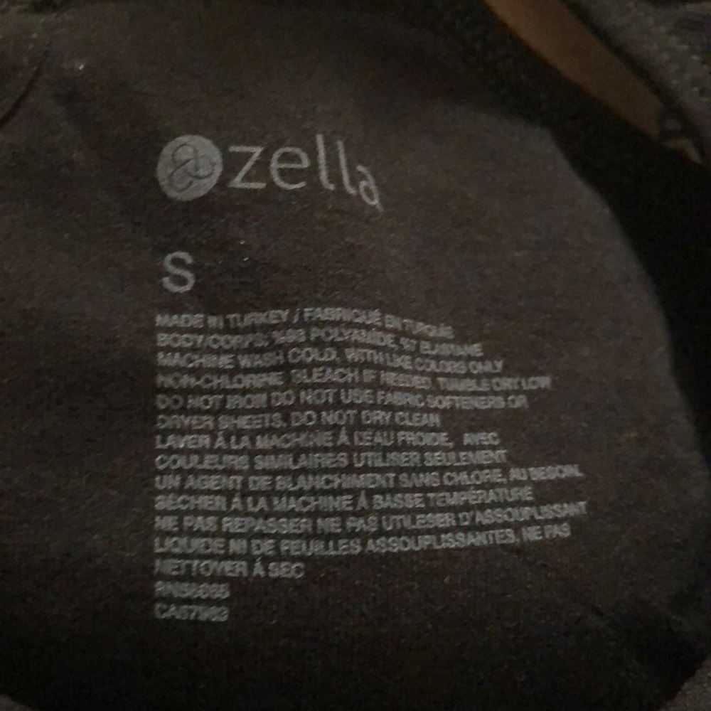 Zella Black bralette adjustable straps black small - Picture 5 of 8